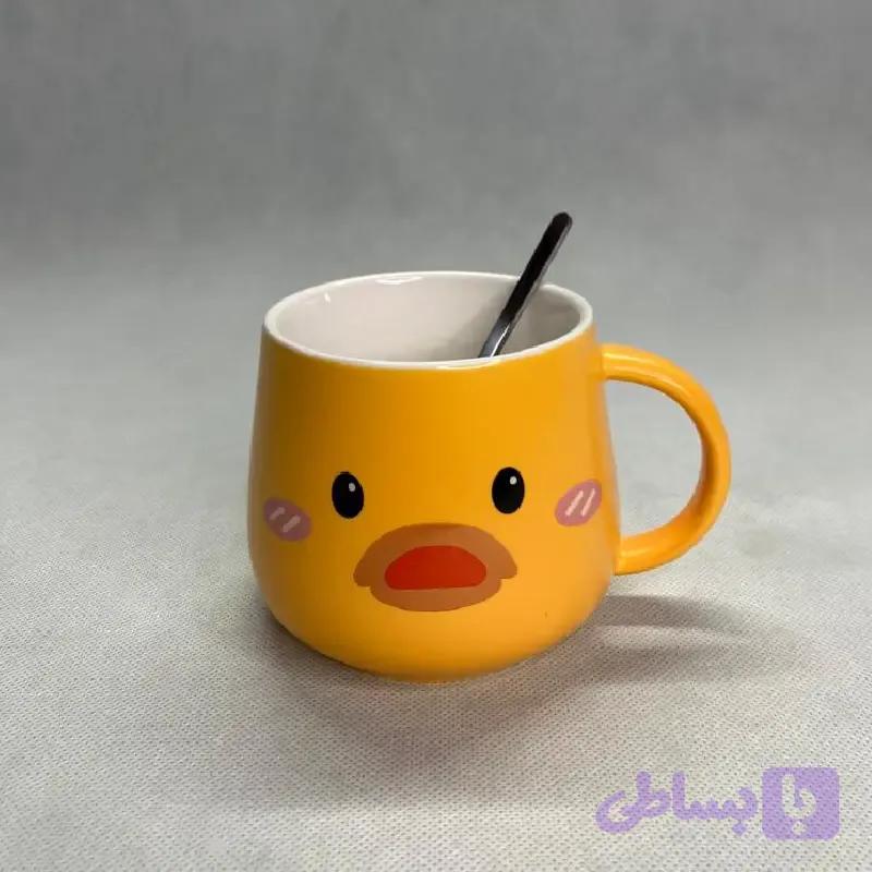 ماگ جوجه قاشق دار 3 رنگ — تصویر 1