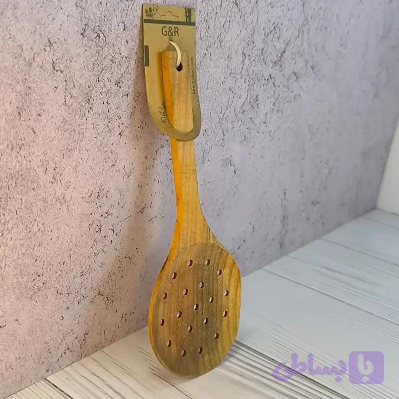 کفگیر پلوکش چوبی