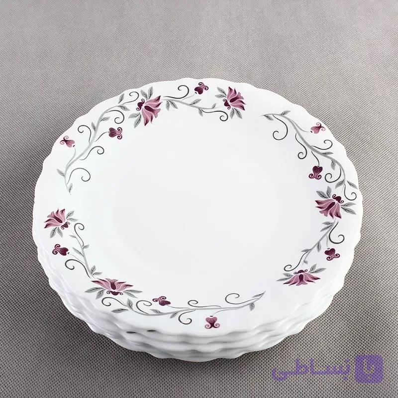 پیش دستی ارکوپال گل بنفش بسته 6 عددی