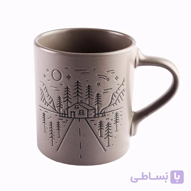 ماگ سرامیکی مدل طبیعت — تصویر 1