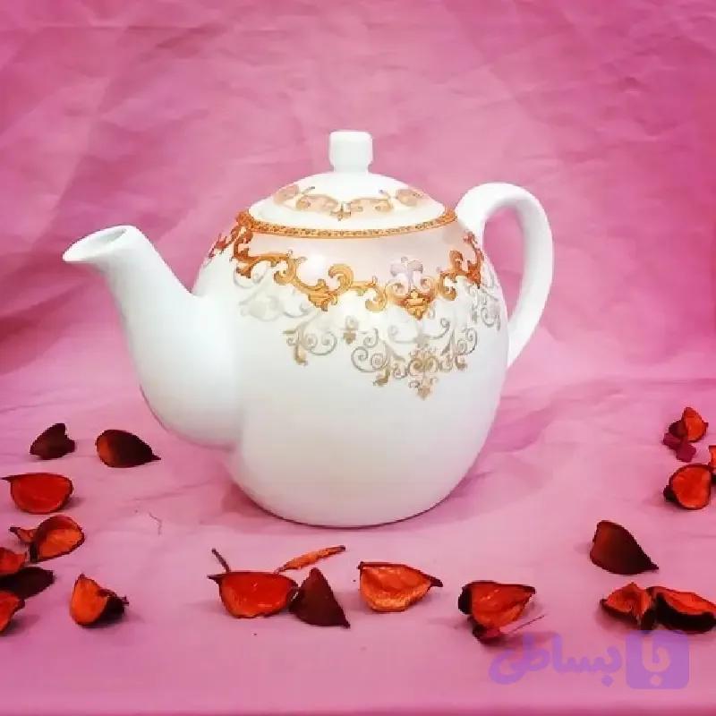 قوری چینی ۷کوب صدف
