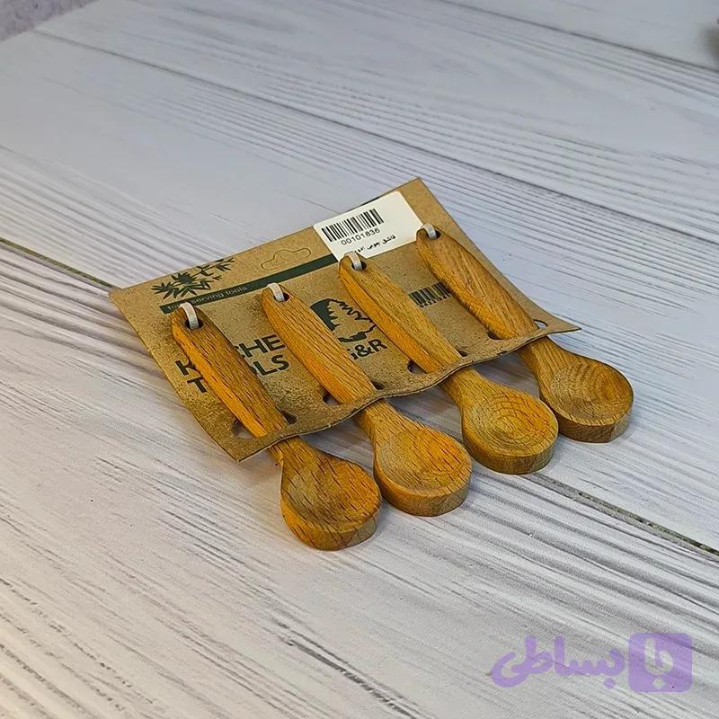ست ۴ عددی قاشق ادویه گرد