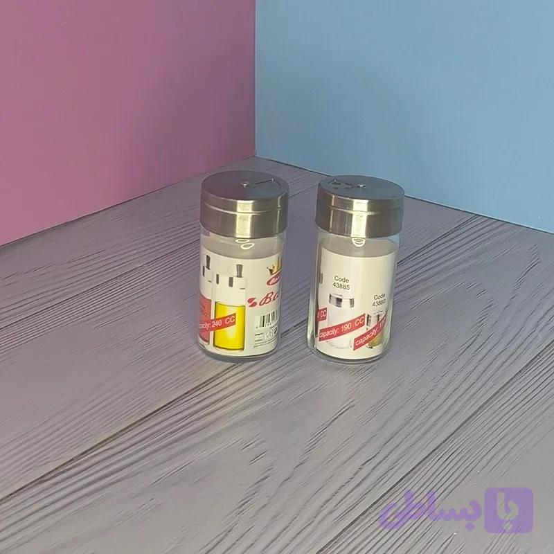سماق‌پاش شیشه‌ای مدل بیسیک سایز متوسط – بسته ۲ عددی — تصویر 1