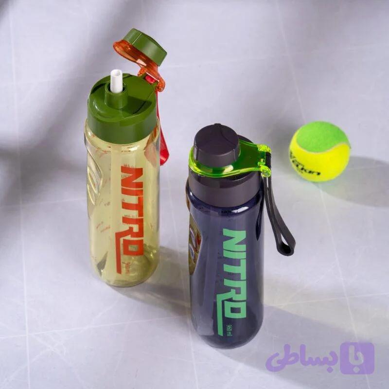 بطری ورزشی مانیا مدل نیترو نی دار گنجایش 960 میلی لیتر — تصویر 1