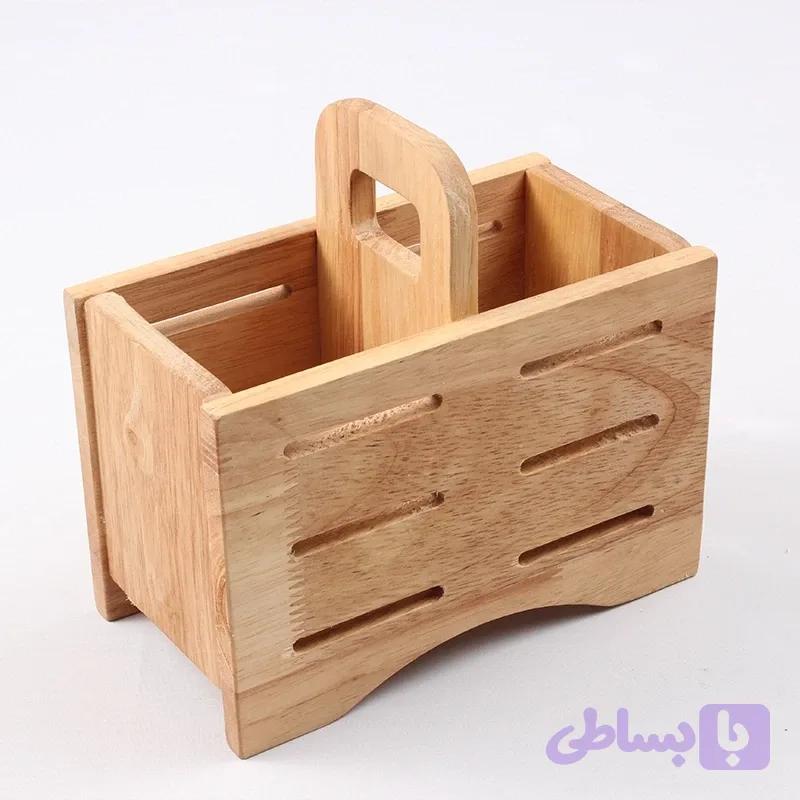 جاقاشقی دو قلو چوبی زرین — تصویر 1