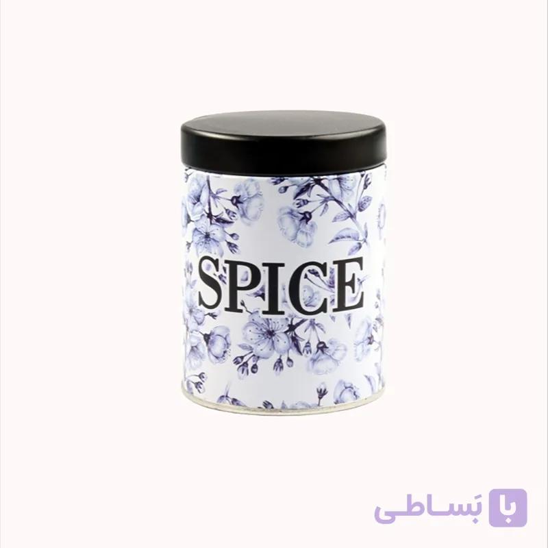 بانکه ادویه فلزی طرح شکوفه — تصویر 1