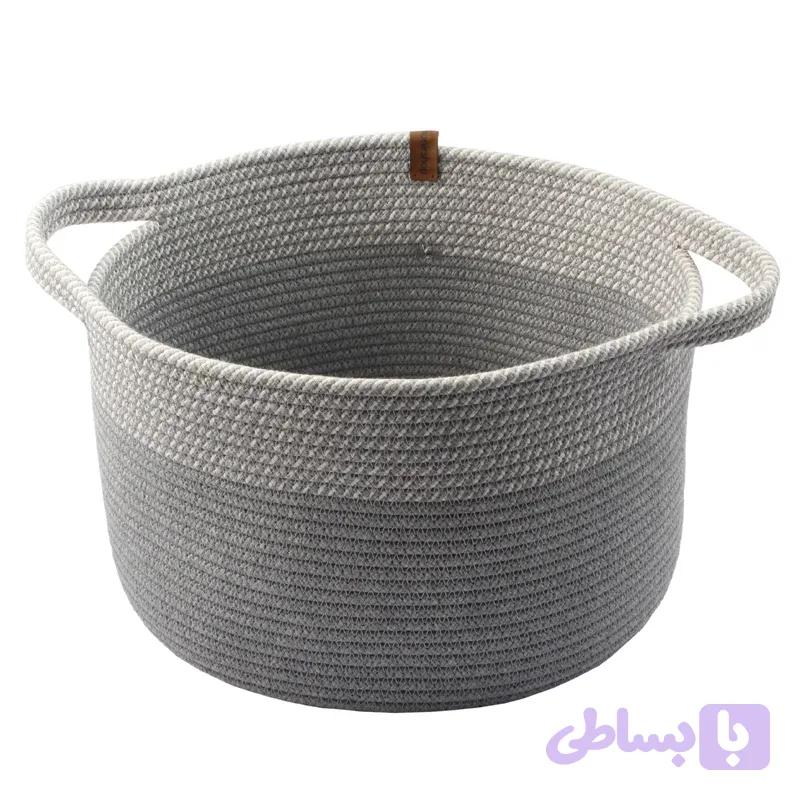 سبد اسباب بازی گرد مکرومه