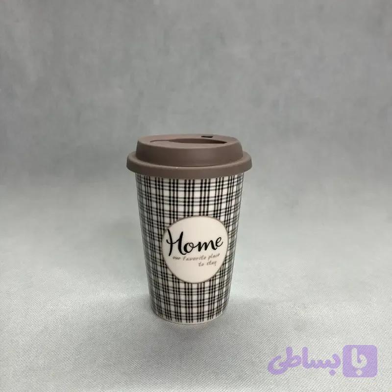 ماگ درب سیلیکونی چهارخونه 13653 — تصویر 1