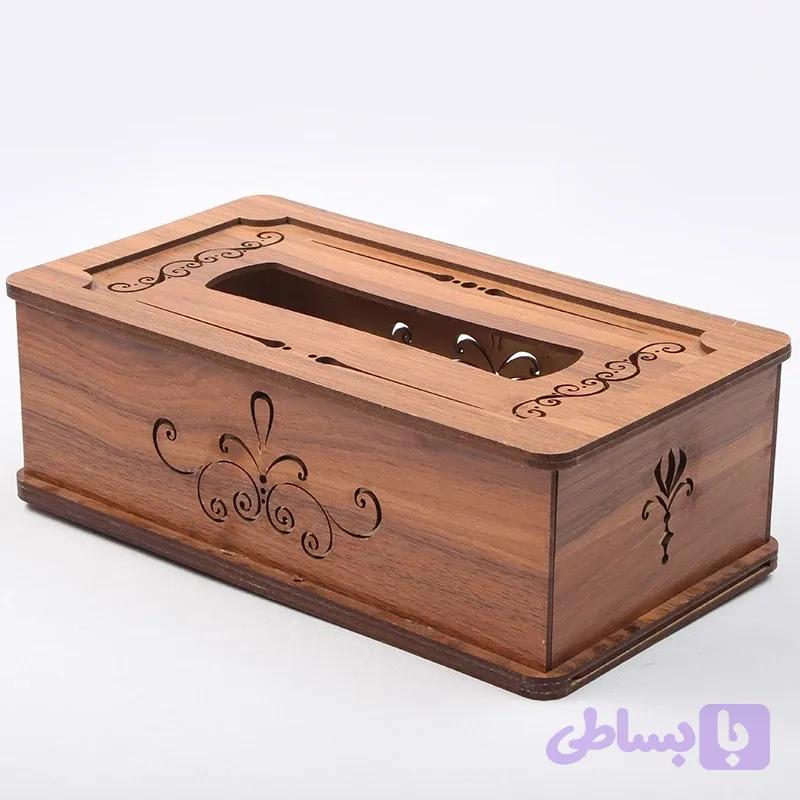 جا دستمال کاغذی چوبی مدل لیما