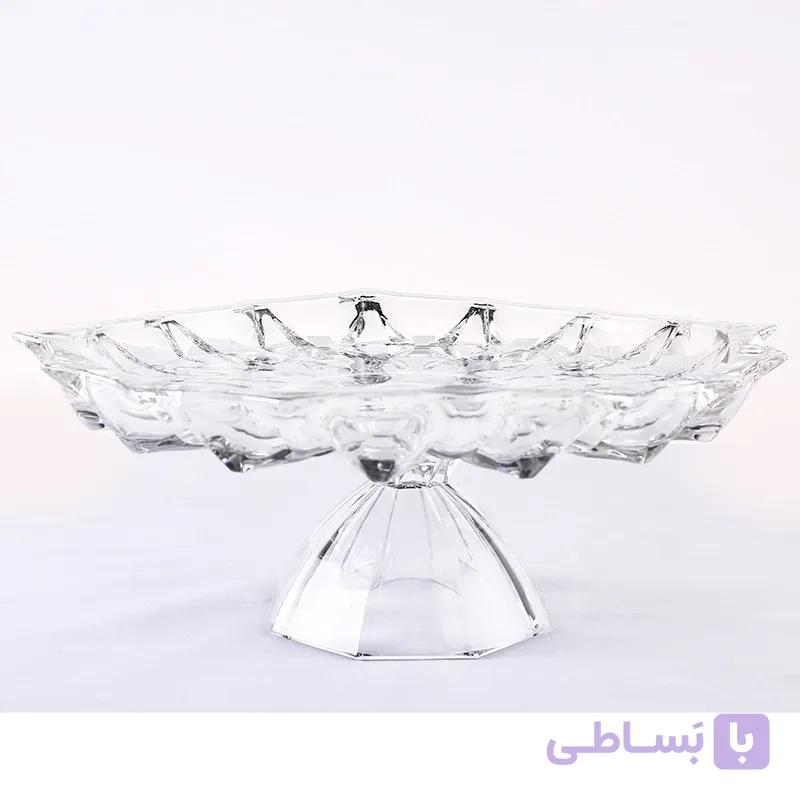 ظرف پذیرایی کریستال پایه دار — تصویر 1