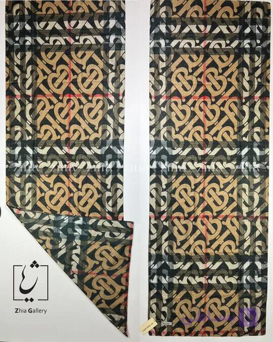 شال موهر دورو طرح پترن باربری کد 662 — تصویر 1