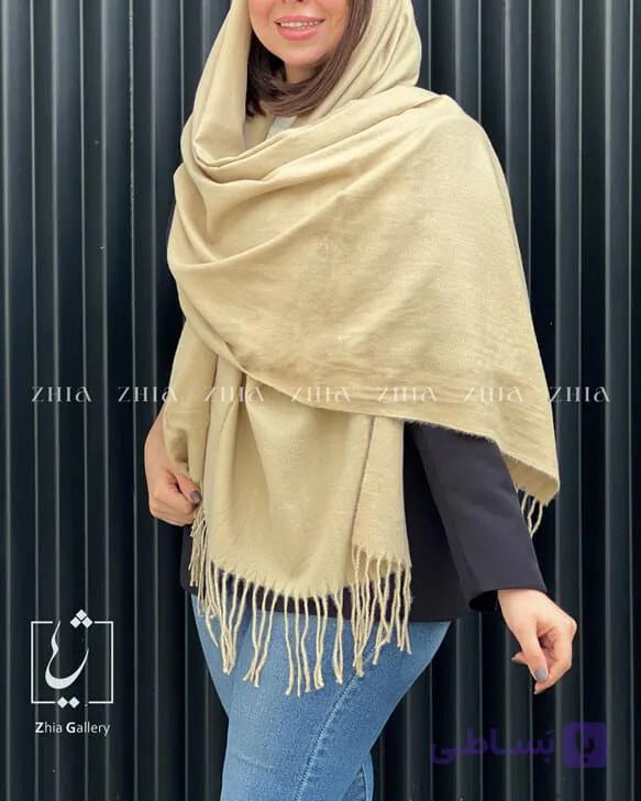 شال بیسیک موهر طرح ساده کد 922 — تصویر 1