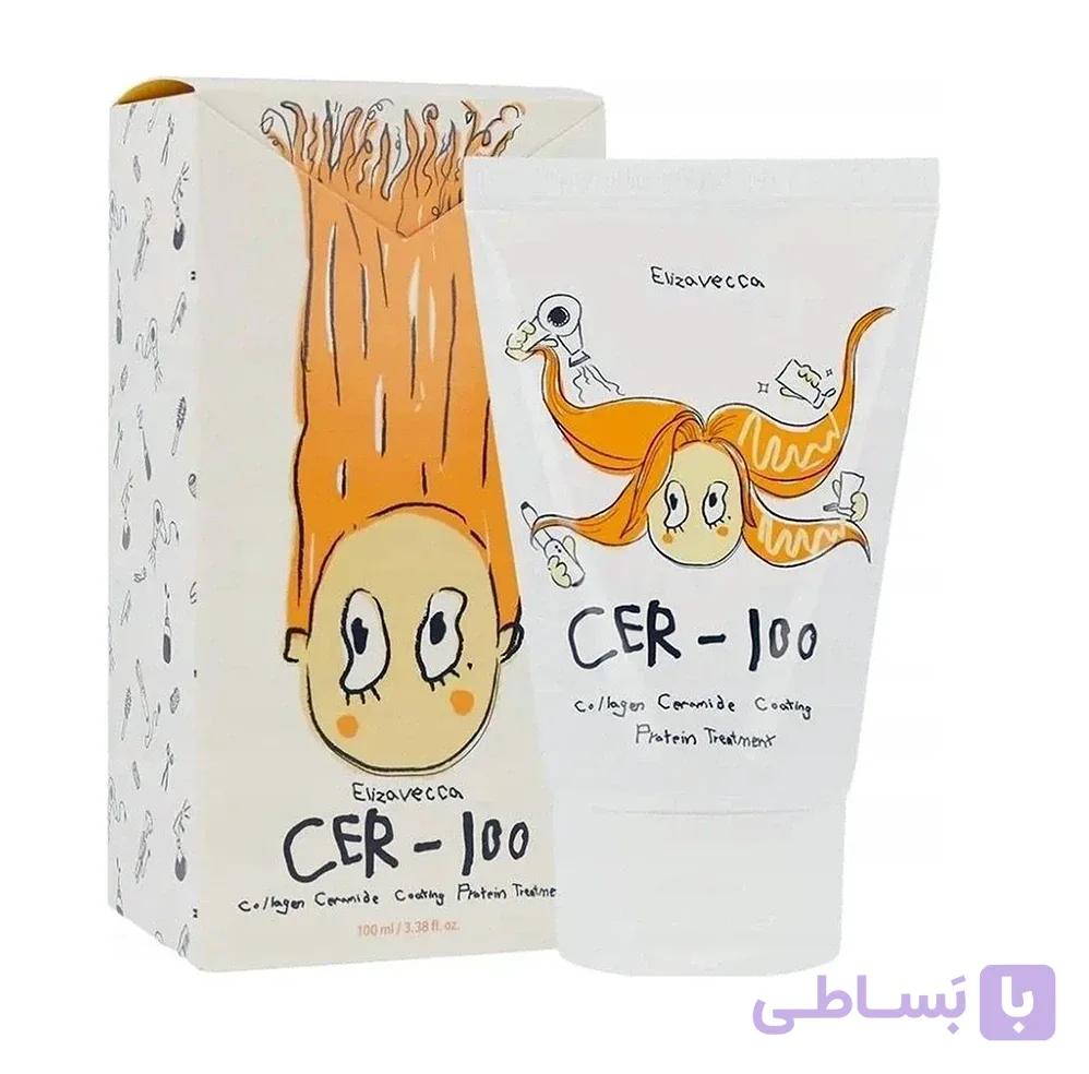 ماسک موی ترمیم کننده پروتئینی کلاژن و سرامید الیزاوکا 100 میل (نیاز به آبکشی)