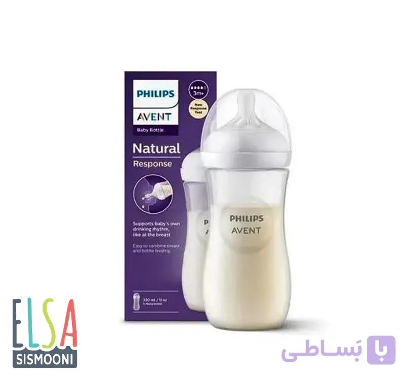 شیشه شیر اونت ریسپانس 330میل Avent — تصویر 1