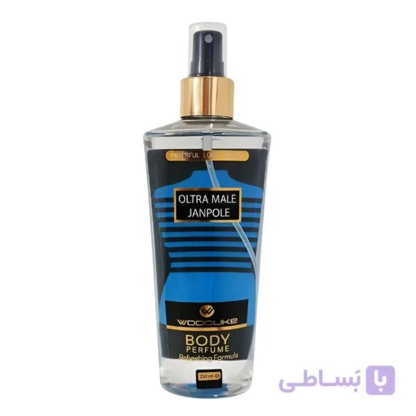 بادی اسپلش مردانه وودلایک مدل Oltra Male Janpole حجم 250 میل