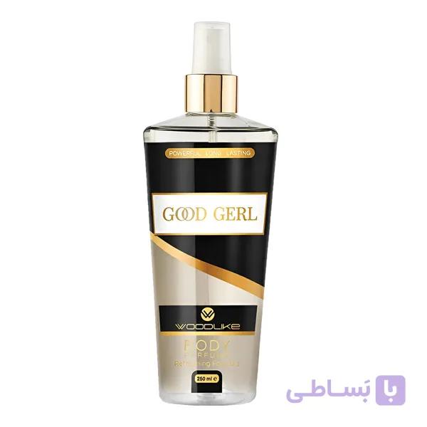 بادی اسپلش زنانه وودلایک مدل Good Gerl حجم 250 میل — تصویر 1