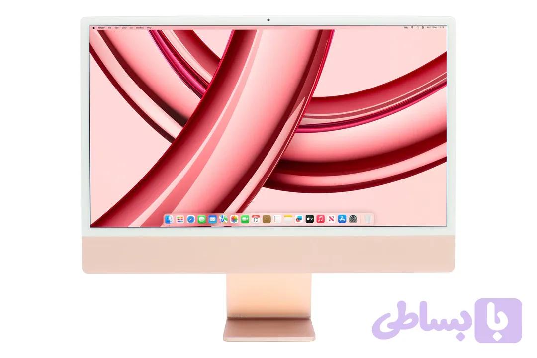 Apple iMac MQR93 24-inch M3 2023 8GB 256GB (8C-8C) pink — تصویر 1