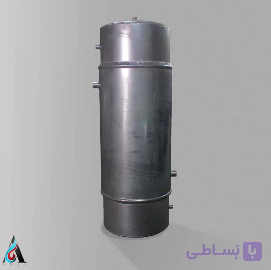 منبع آب گرم دوجداره افقي 300 لیتری آراز صنعت