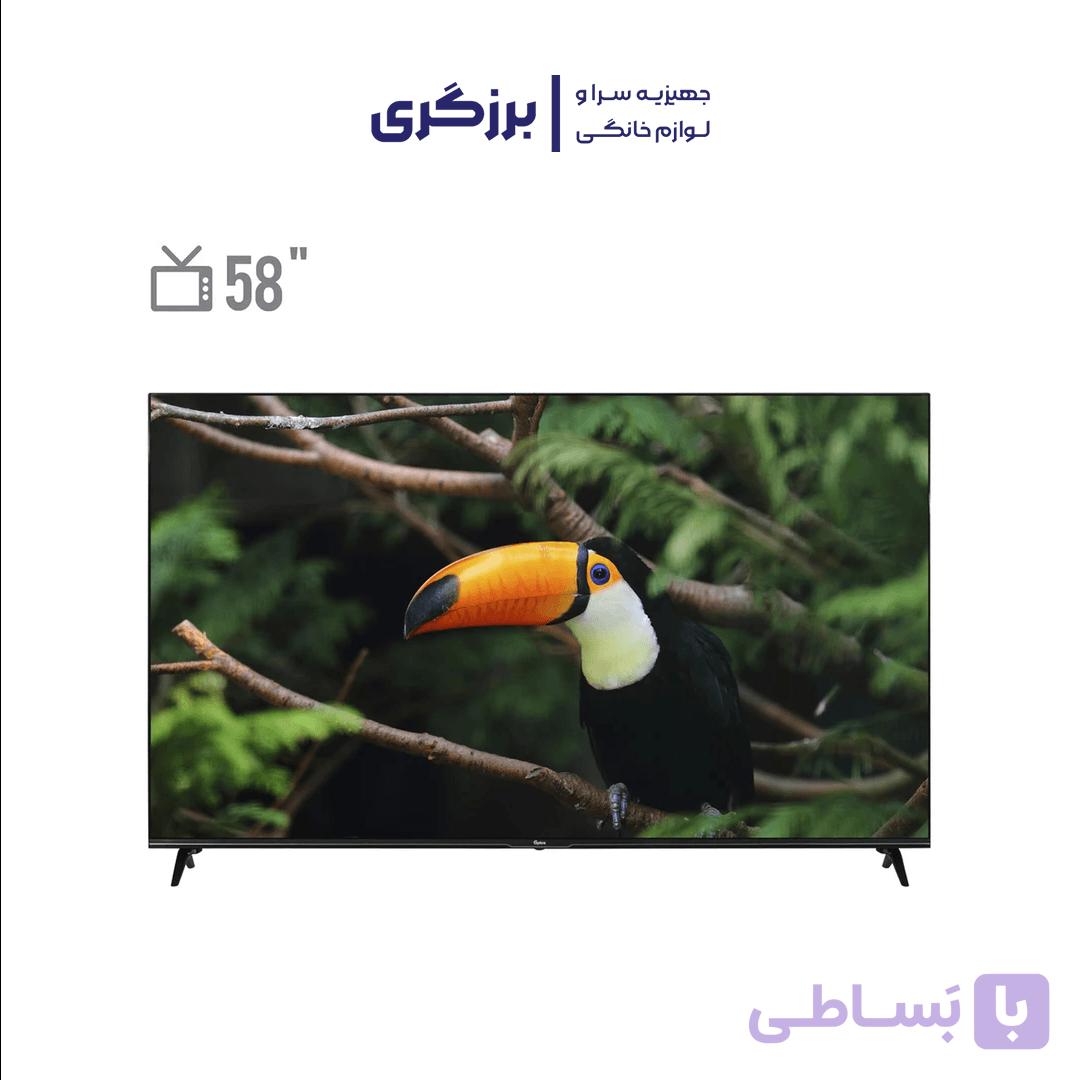 تلویزیون ال ای دی هوشمند جی پلاس مدل GTV-58RU734N سایز 58 اینچ — تصویر 1