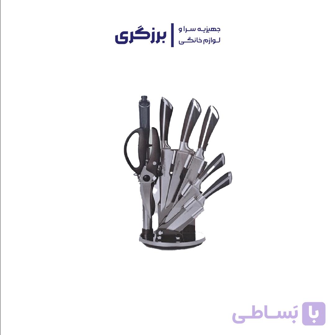 ست کارد 9تکه آشپزخانه مدل NL1123 نیولند — تصویر 1