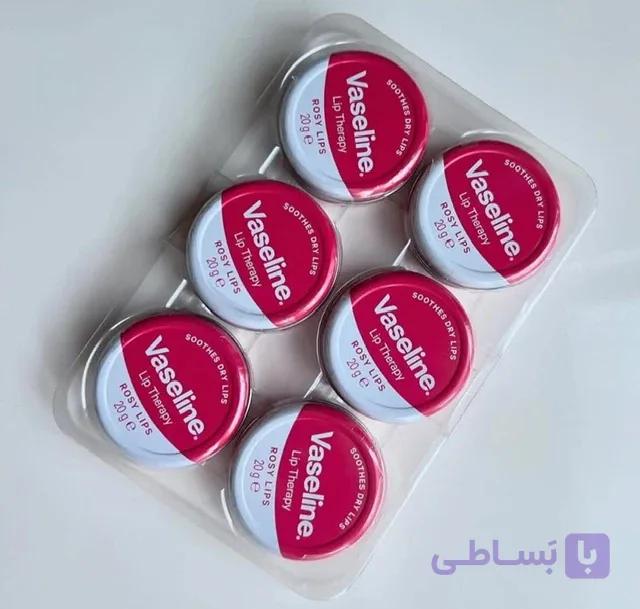 بالم لب کاسه ای وازلین رزی لیپس🌸