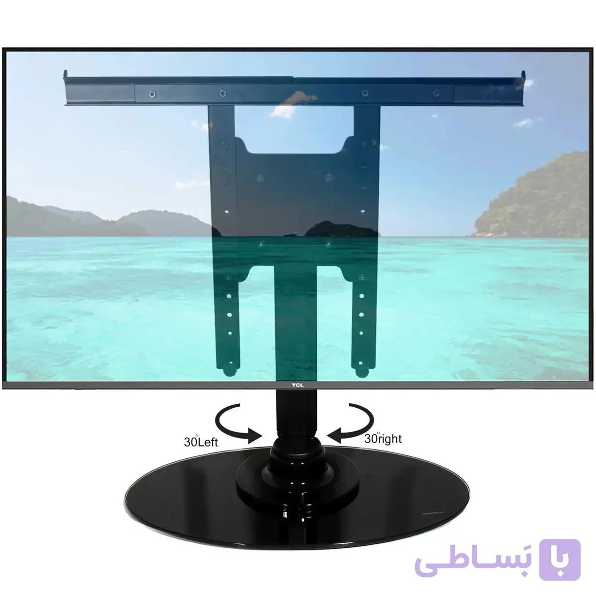 پایه رومیزی تلویزیون برقی ریموتی سایز 32 تا 65 اینچ — تصویر 1