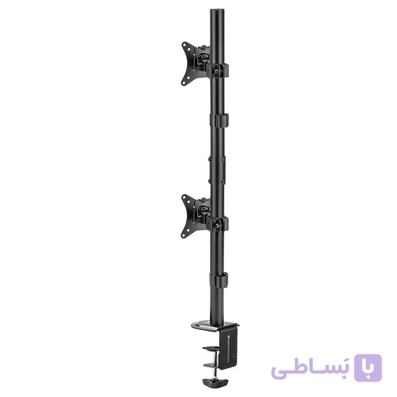 پایه نگهدارنده 2 مانیتور عمودی (ارگوتک) مدل WLA023 مناسب 17 تا 32 اینچ — تصویر 1