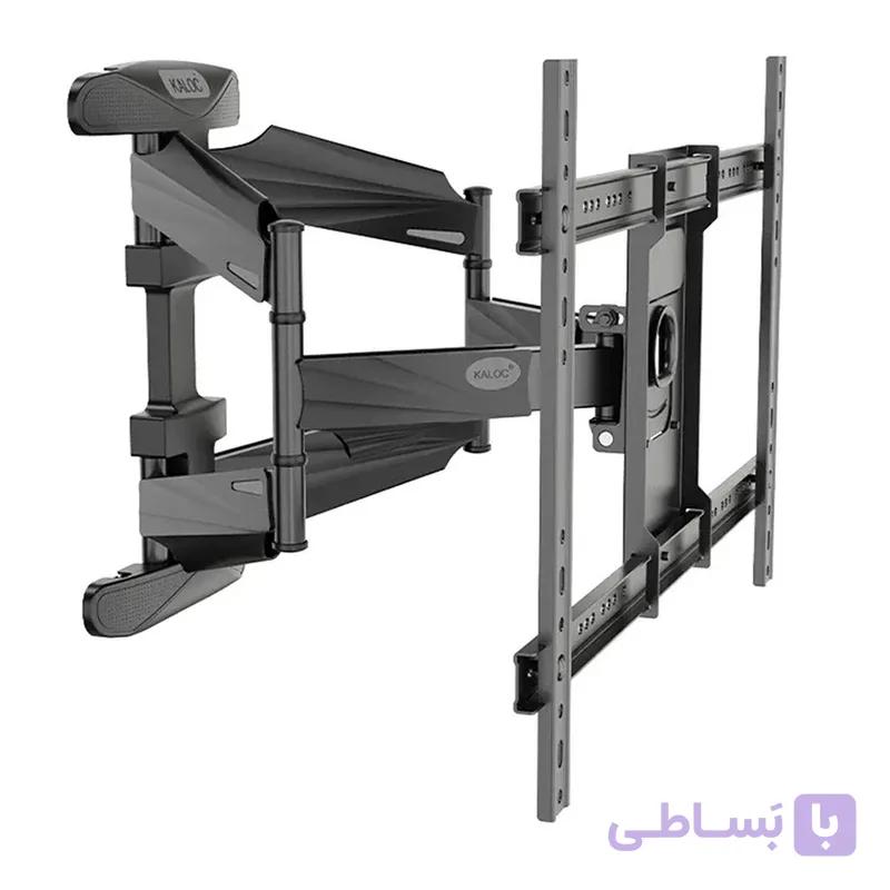 پایه دیواری براکت تلویزیون 2بازو کم عمق خارجی برند (کالوک) مناسب 40 تا 86 اینچ — تصویر 1