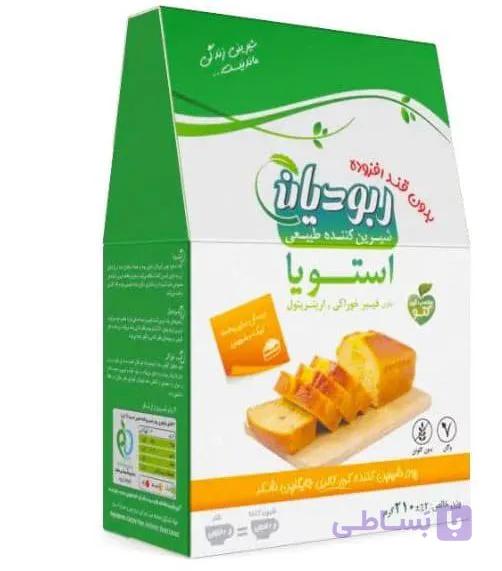 پودر شیرین کننده استویا و فیبر