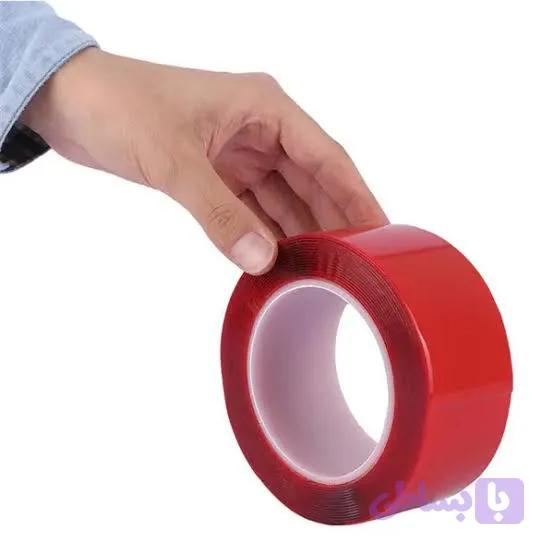 چسب دو طرفه ژله ای 4 سانتی شفاف نانو ( کیفیت عالی )