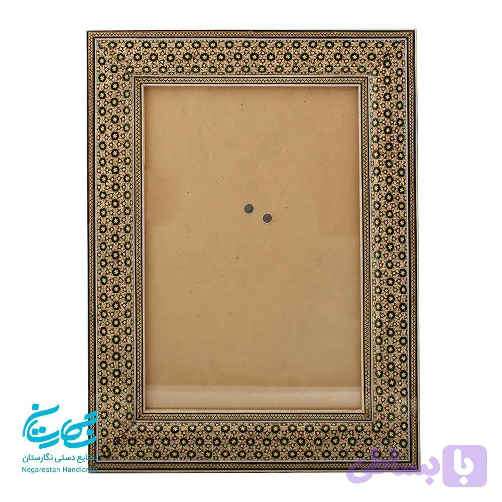 قاب خاتم کاری A4 طرح سه گل