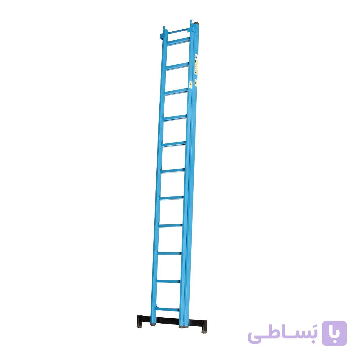 نردبان مخابراتی فَرافر ۶ متری با پایه تعادل(ارسال رایگان) کشویی — تصویر 1