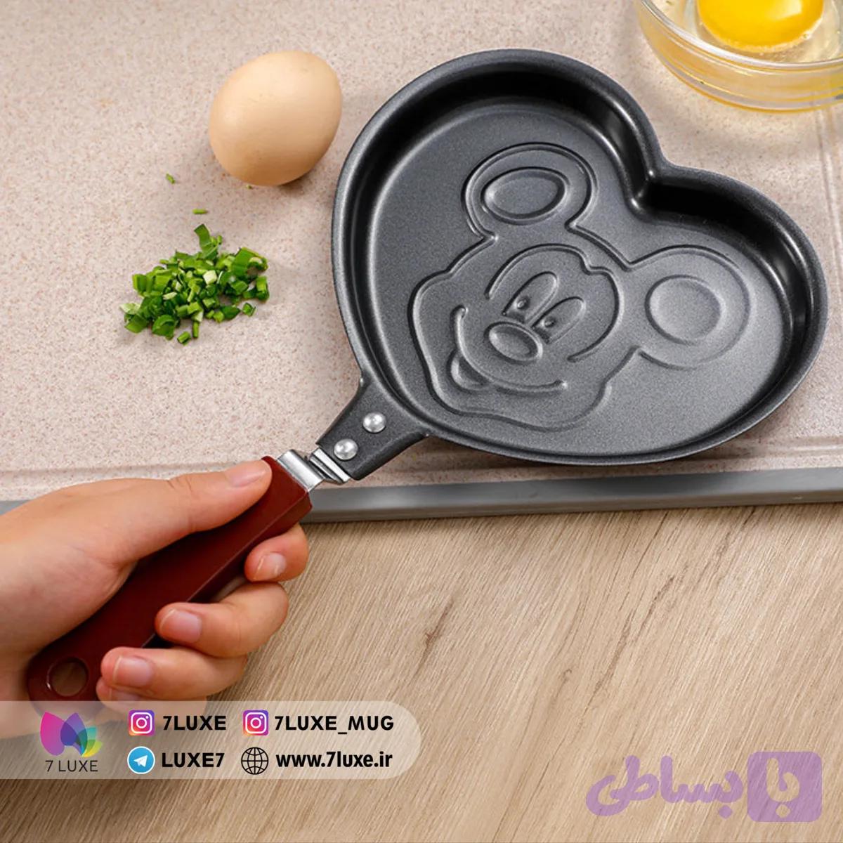 تابه کودک طرح قلب