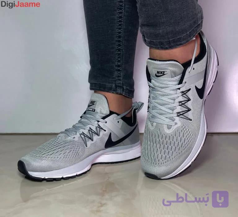 کتونی اسپرت Nike Shield رنگ طوسی کد 4023 — تصویر 1