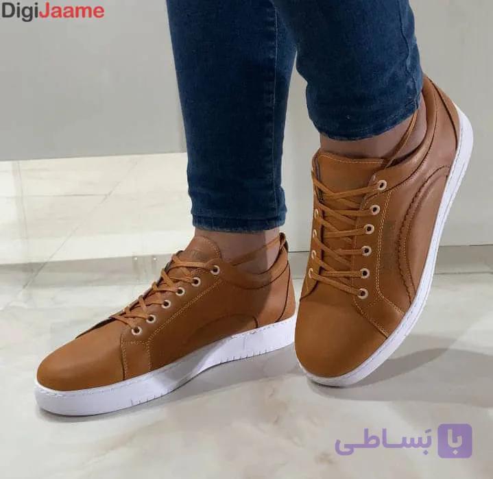 کفش کتونی اسپرت ونسی – قهوه ای کد 4014 — تصویر 1
