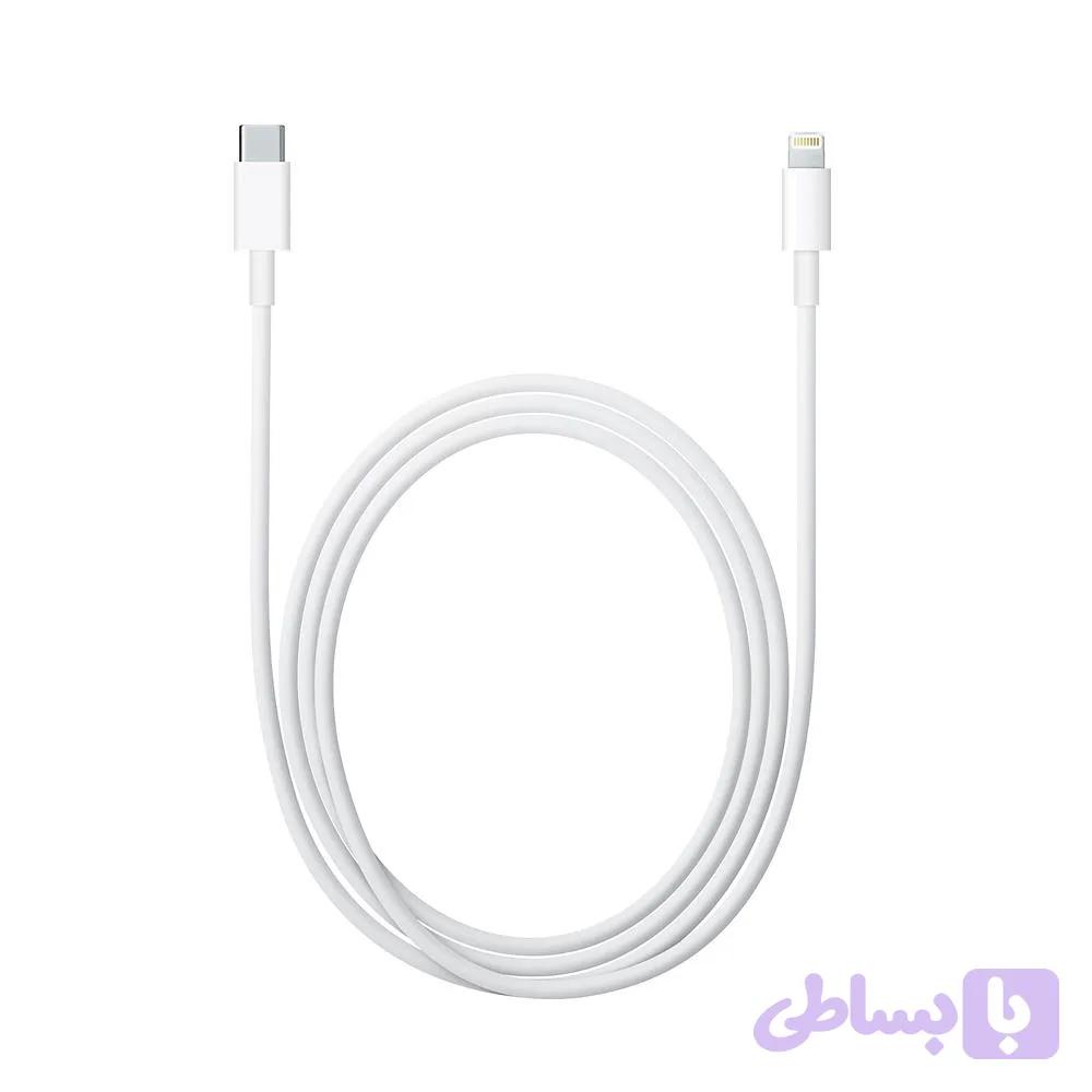 کابل شارژ اورجینال آیفون ( کابل تبدیل USB-C به لایتنینگ ) 1m (ضمانت مرجوعی + 6 ماه گارانتی تعویض) - مرکز انلی اپل