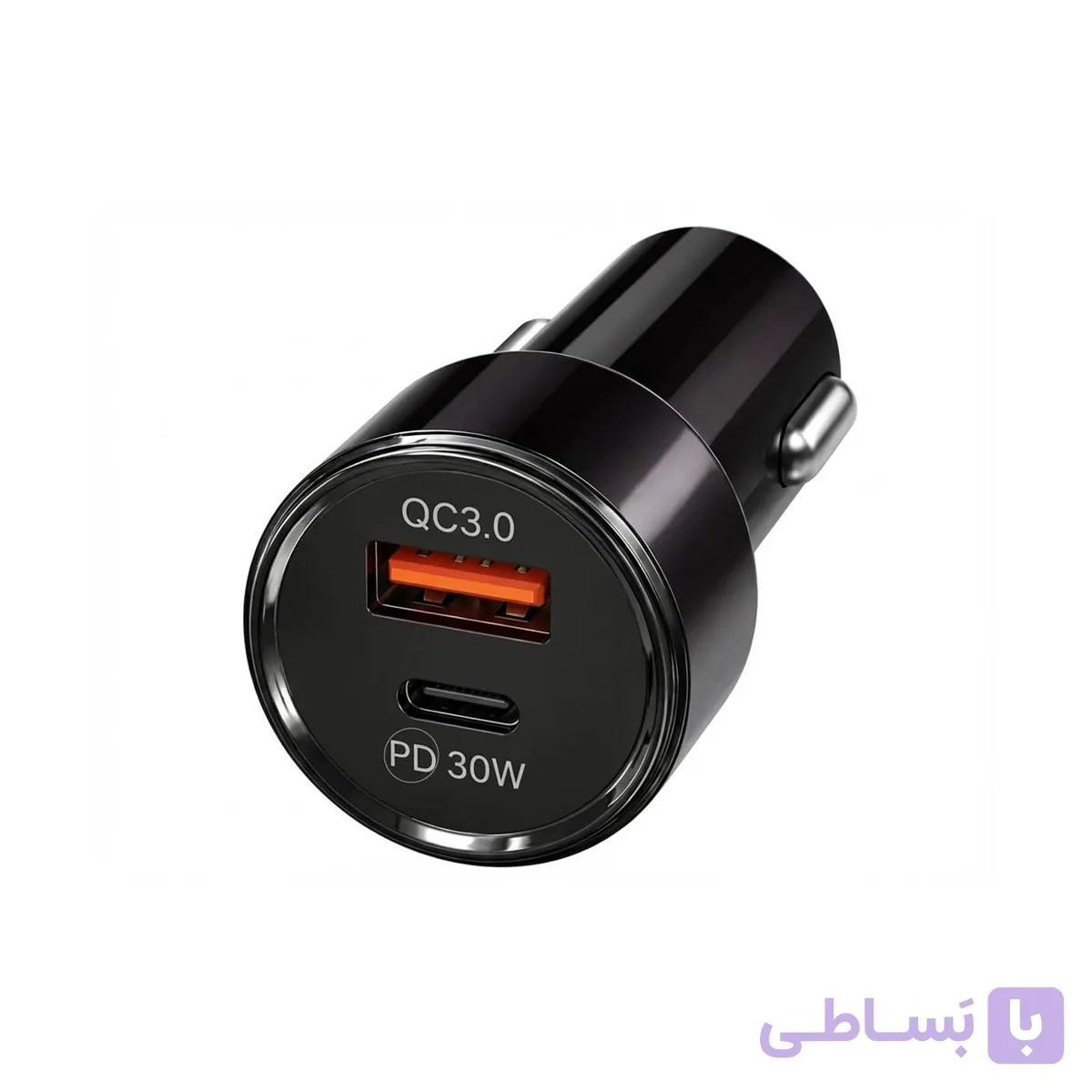 شارژر فندکی 48 وات دو پورت مدل BK-440 — تصویر 1