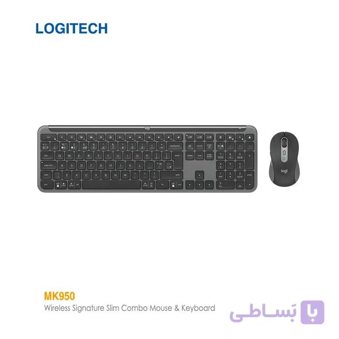 موس کیبورد بی سیم لاجیتک MK950 — تصویر 1