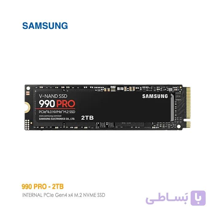 حافظه اس اس دی 2 ترابایت سامسونگ 990 Pro HEATSINC