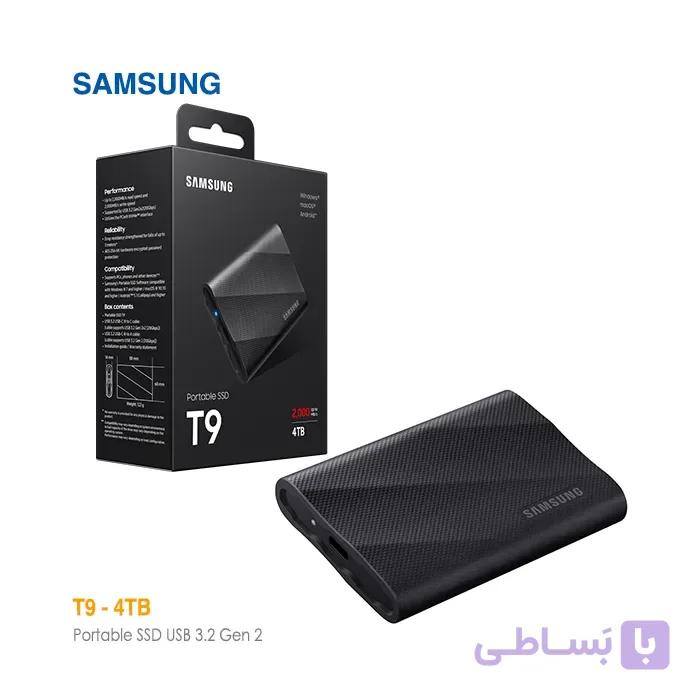 حافظه اس اس دی اکسترنال 4 ترابایت سامسونگ T9 USB3.2