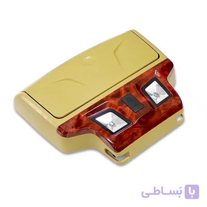چراغ سقفی پژو 405 و پارس کرم طرح چوب مات جا عینکی‌ دار MP — تصویر 1
