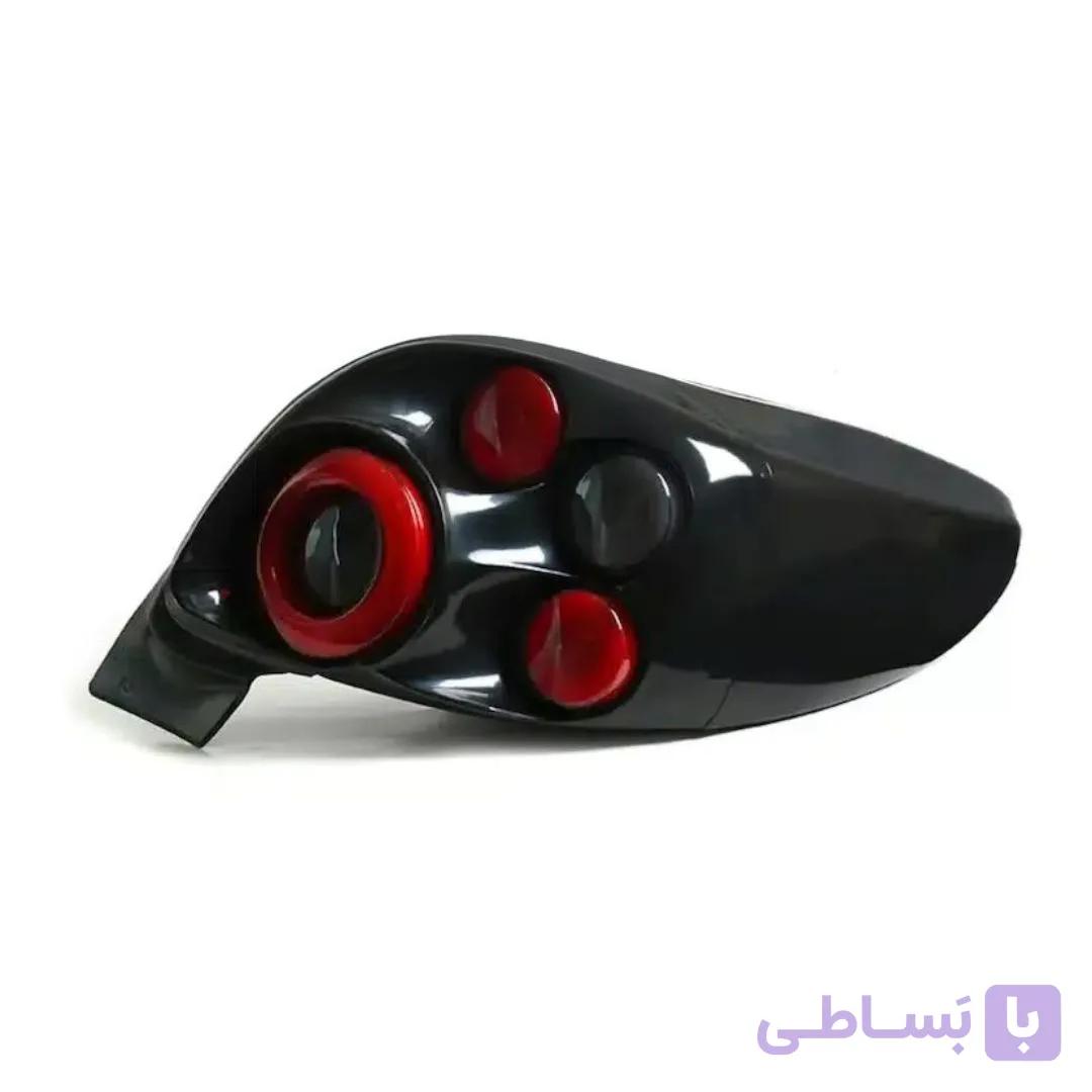چراغ عقب پژو 206 طرح هلا نئون دار قرمز دودی — تصویر 1
