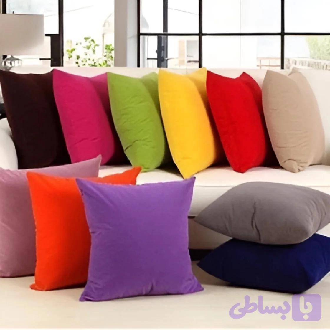کاور کوسن جفتی مخمل سایز ۴۵*۴۵