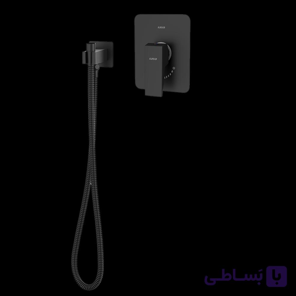 ملزومات توالت توکار کسری مدل دامون مشکی