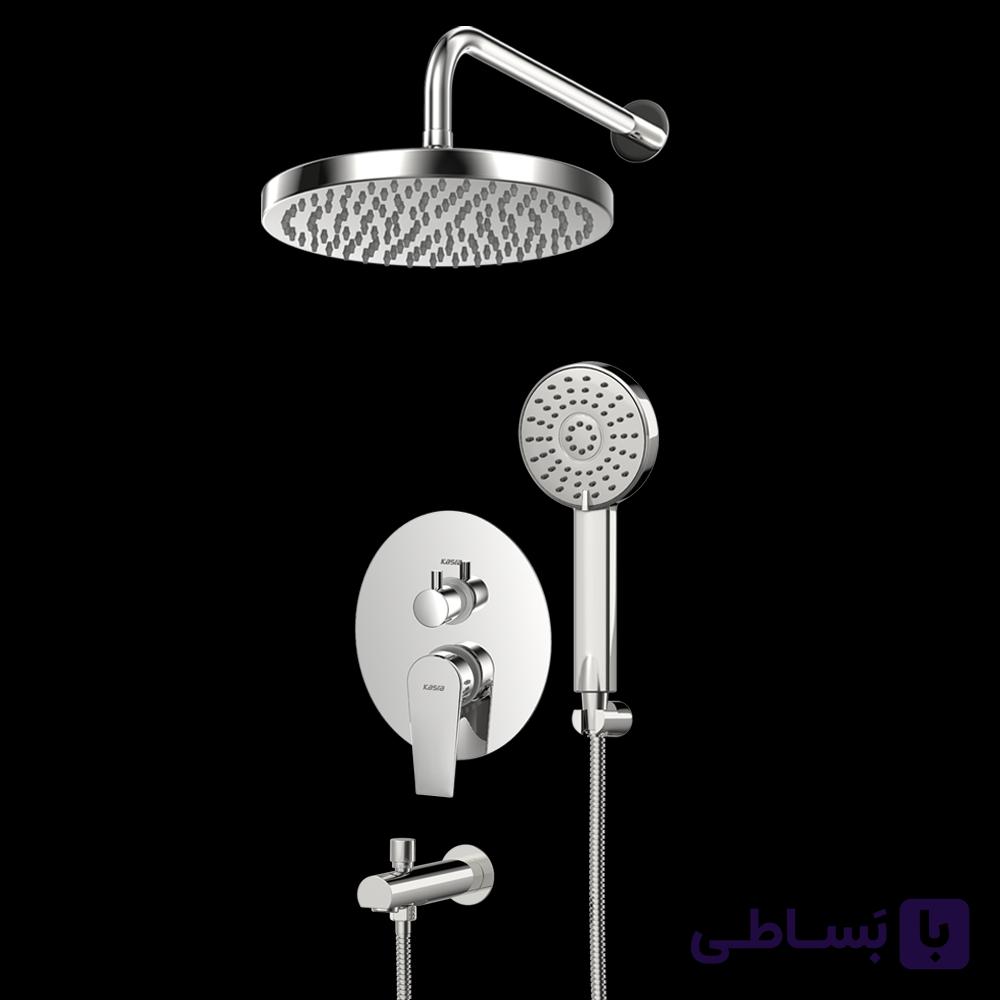 ملزومات دوش توکار تیپ 4 دامون کروم کسری — تصویر 1