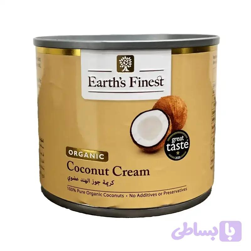 کرم نارگیل ارگانیک ۲۰۰ میل Earth’s Finest