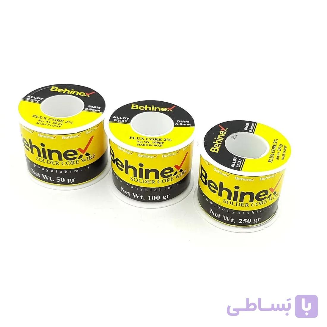 سیم لحیم بهینکس 50 گرمی 0.4 میلی متر (نمایندگی رسمی بهینکس)
