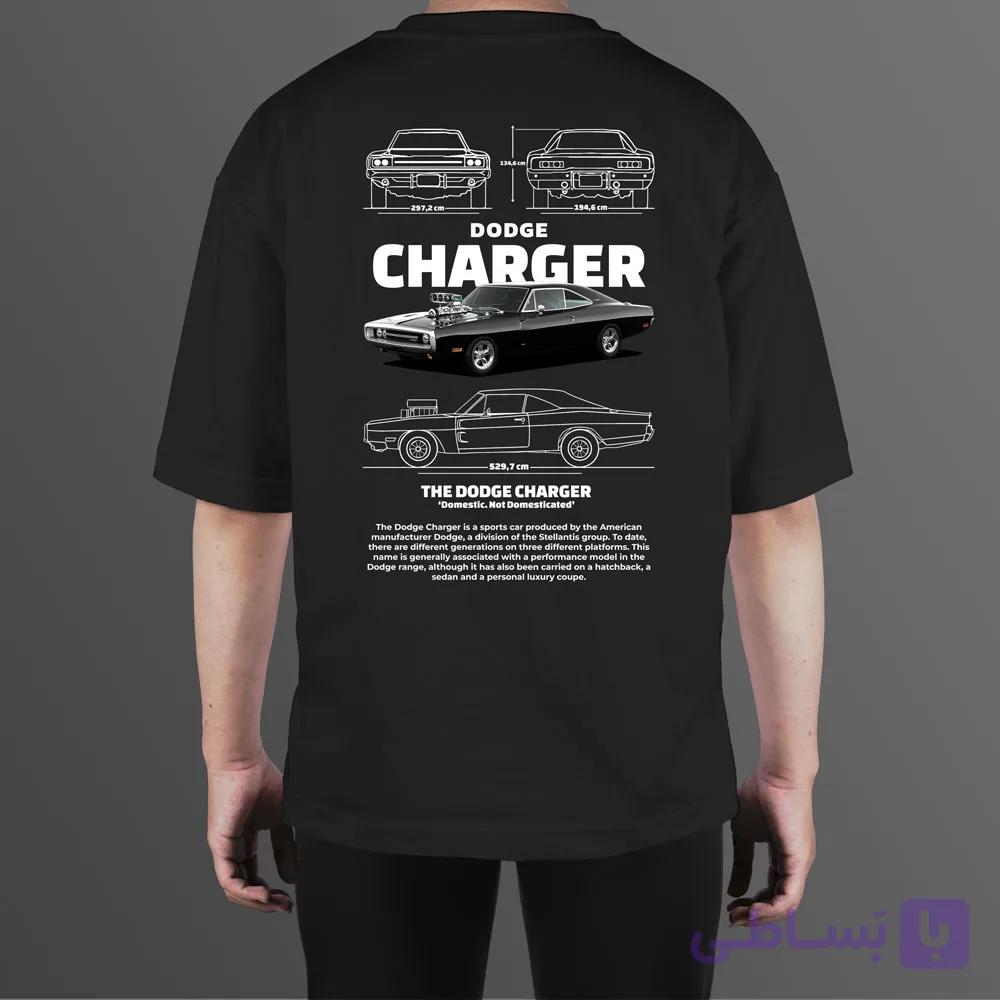 تیشرت پنبهای آبی دوج چارجر
Fast and furious Dodge charger