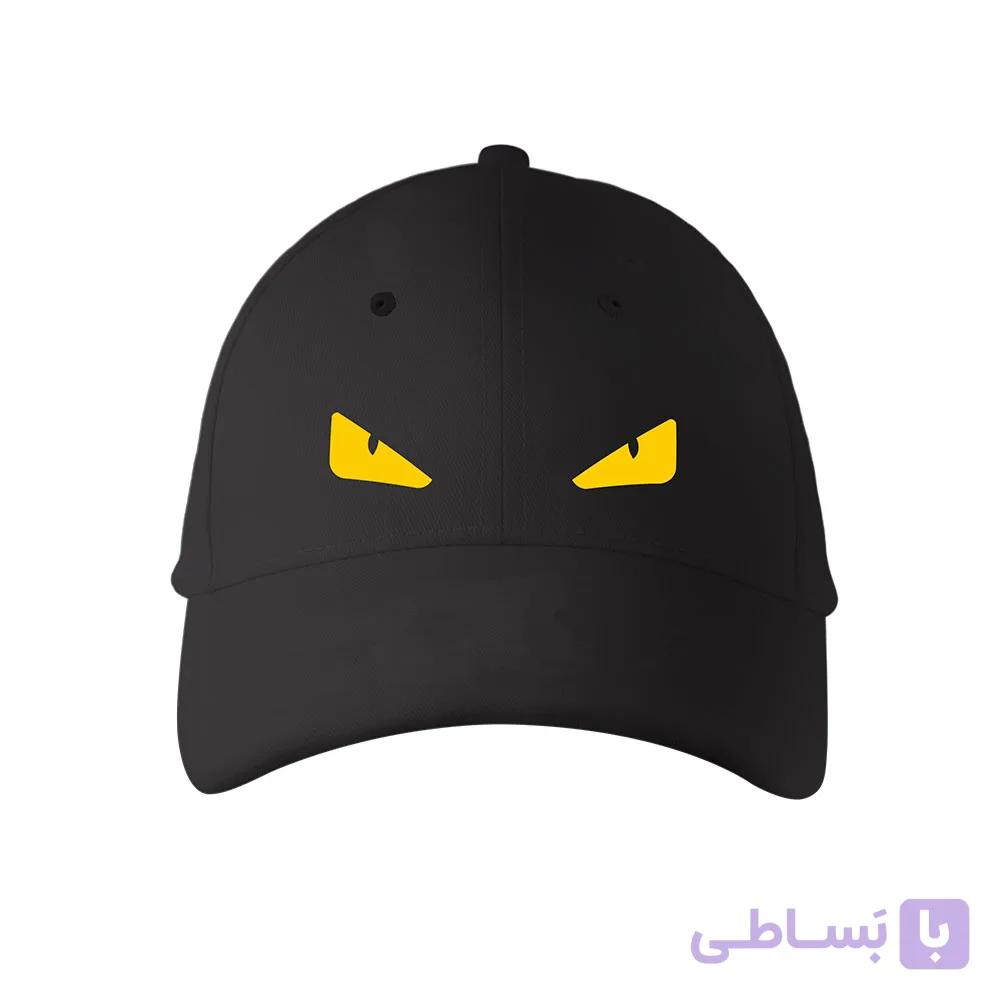 کلاه کتان مشکی فندی - بایقوش