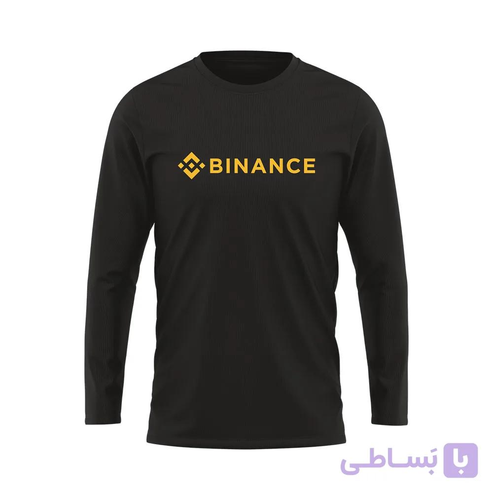 پیراهن آستین بلند مشکی بایننس
